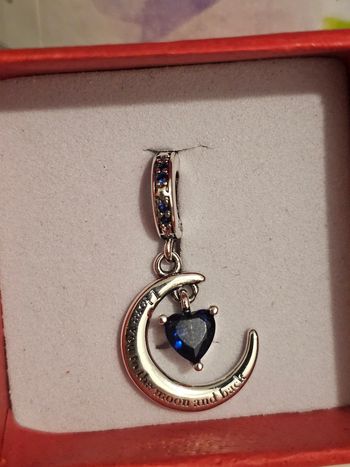 Charm breloque lune argent 925