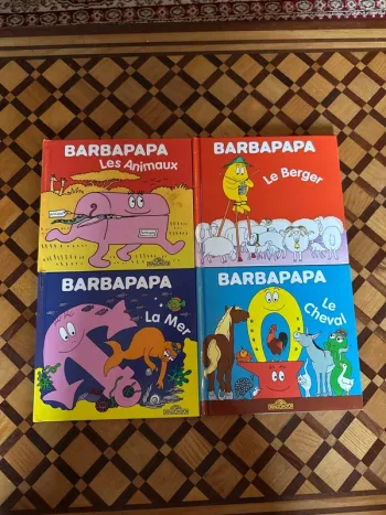 Lot de 4 livres Barbapapa
