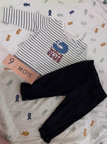 Ensemble garçon 9 mois