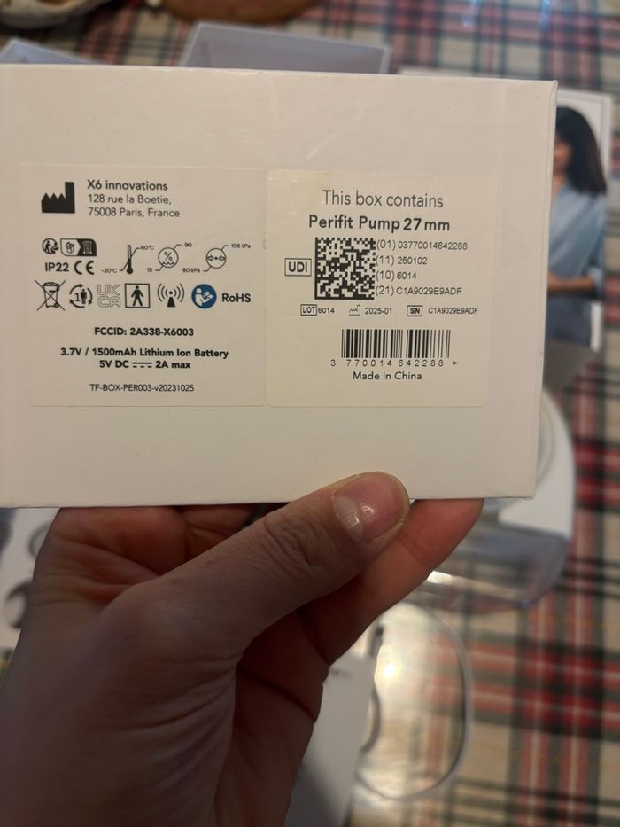 Tire lait nomade périfit