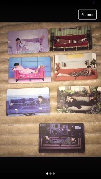 lot photocard bts