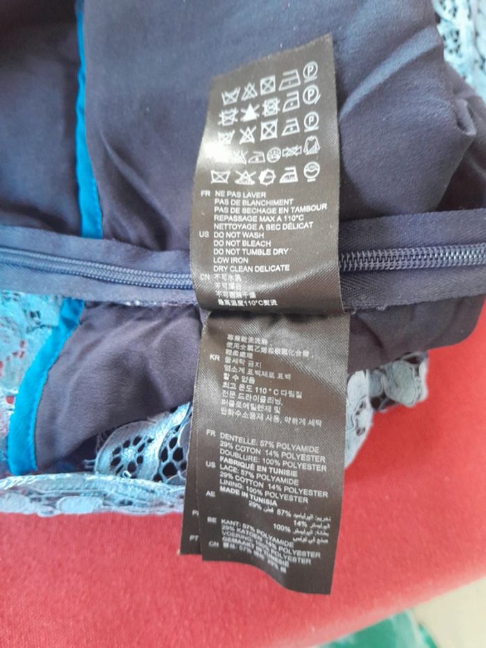 Combi short dentelle dos nu sandro taille 1 - photo numéro 7