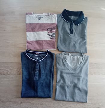 Lot 4 t-shirts homme S - Excellent état