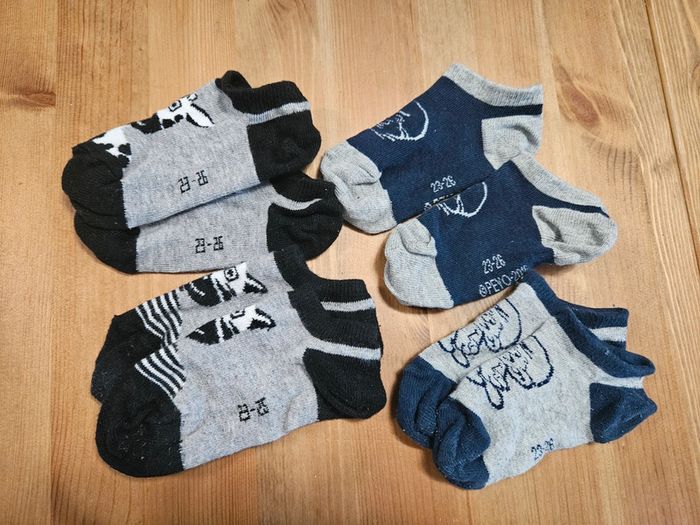 Lot de 4 paires de socquettes courtes 23-26