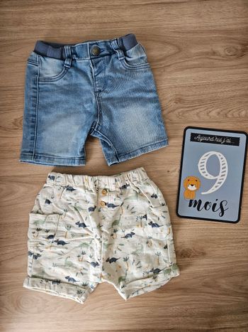 Lot short 9 mois