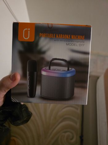 Portable karaoke machine