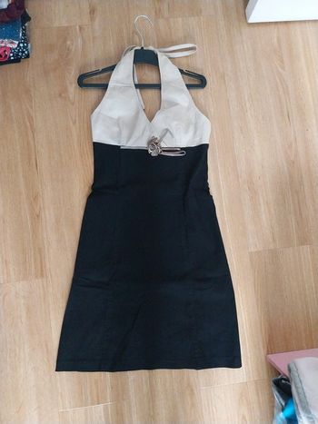 robe noire/beige