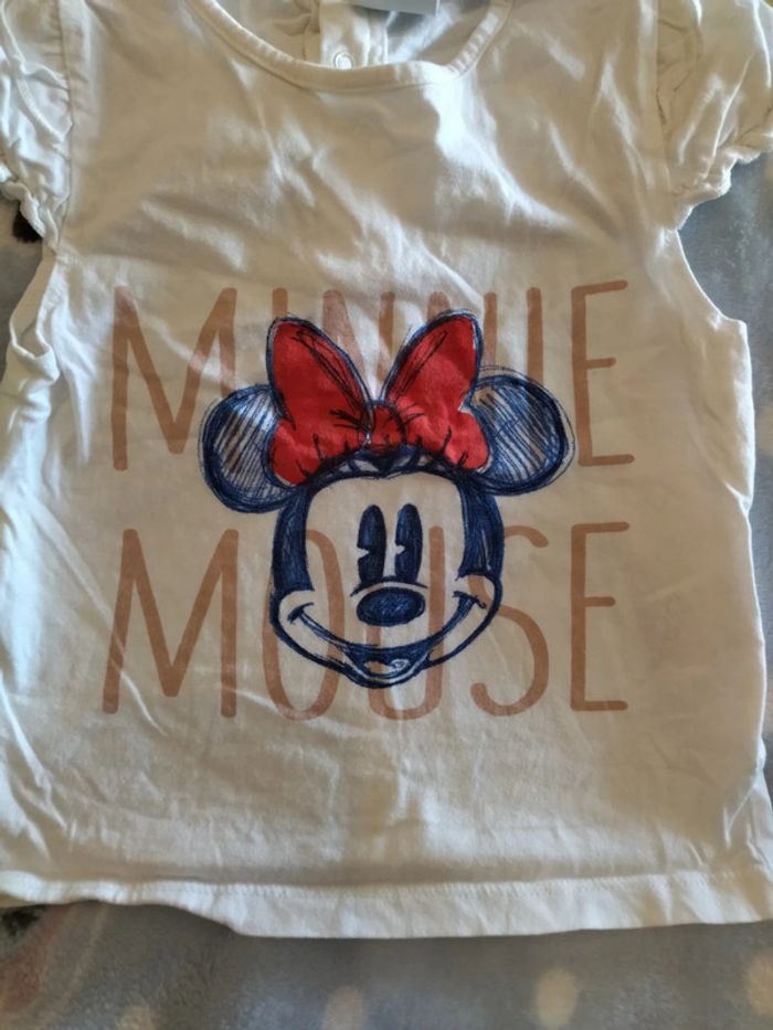 T-shirt Disney Minnie 24 mois - photo numéro 2