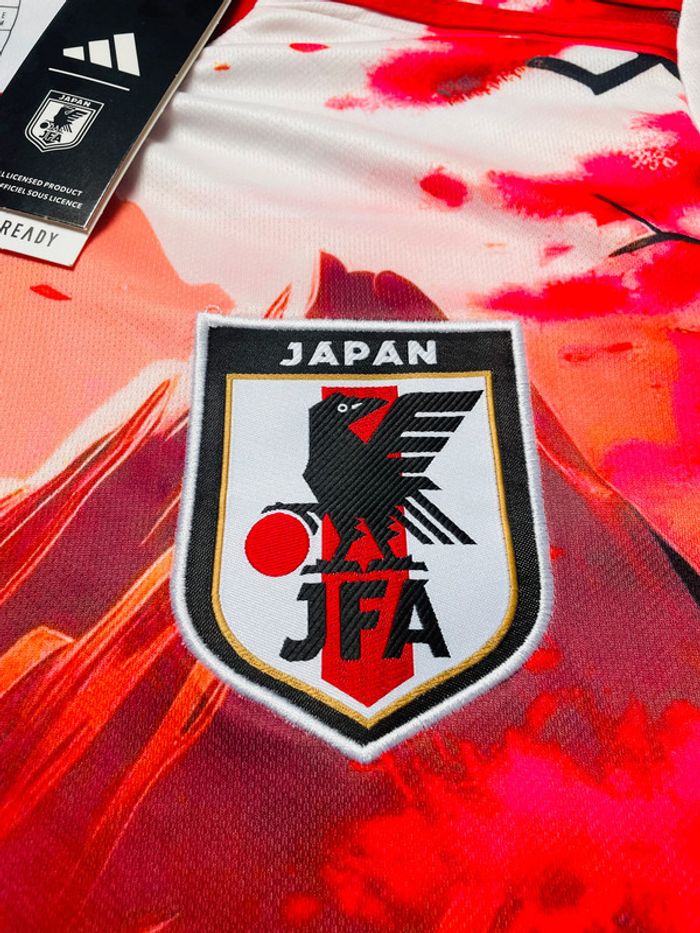 Maillot concept foot Japon rouge paysage taille M - photo numéro 6