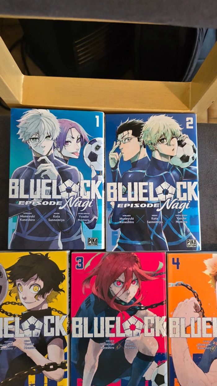 lot manga blue lock avec ticket d'or nagi - photo numéro 2