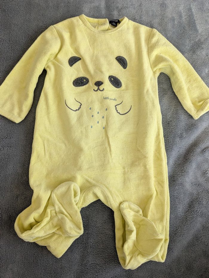 Lot de 2 pyjamas en velours - 12 mois - Kiabi - photo numéro 2