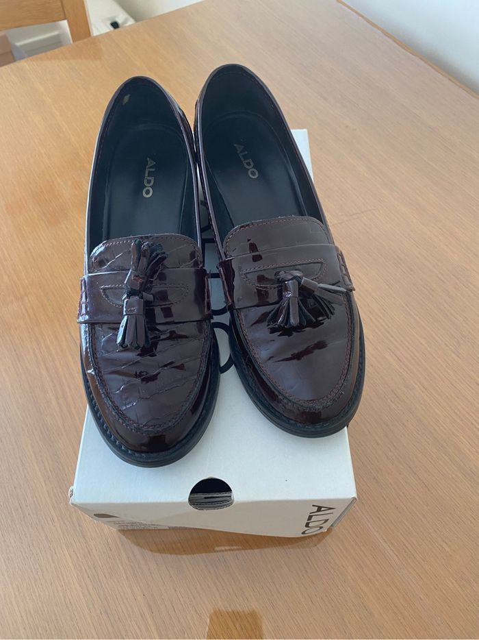 Chaussure Aldo rouge bordeau