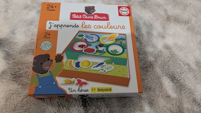 Jeu Petit Ours Brun J'apprends les couleurs de Educa