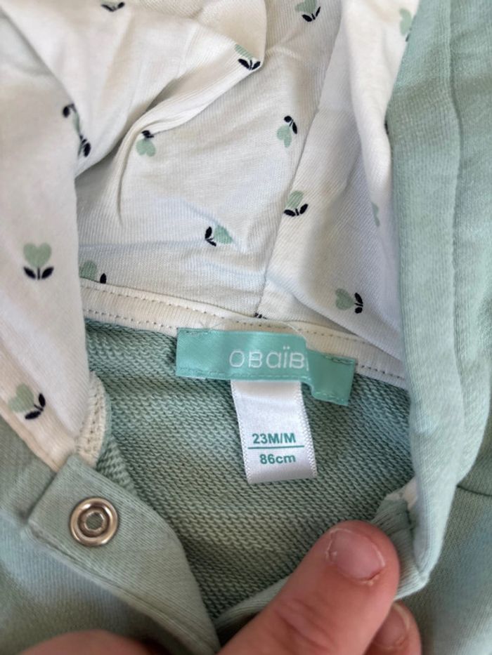 Sweat, à capuche, Obaïbi, 23 mois - photo numéro 5