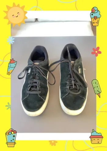 Baskets noirs Puma 39