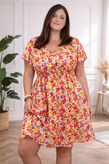 Robe fleurie éclatante Femme taille 54 marque Missguided 💍