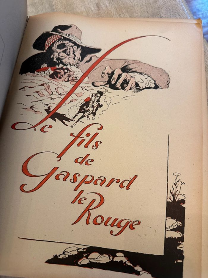 Livre très ancien bd rare Le fils de Gaspard le Rouge Roger Roux Pierre Probst auteur Caroline - photo numéro 3
