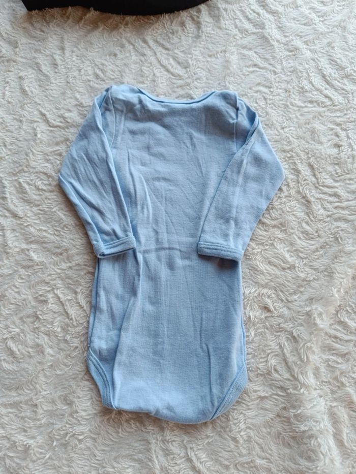 Lot de 2 bodies manches longues Garçon 6 mois Ours Petit bateau 100% coton - photo numéro 18