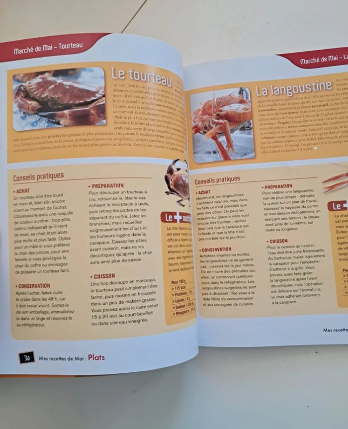 Livre recette de cuisine - Recette de saison mois de Mai - photo numéro 3