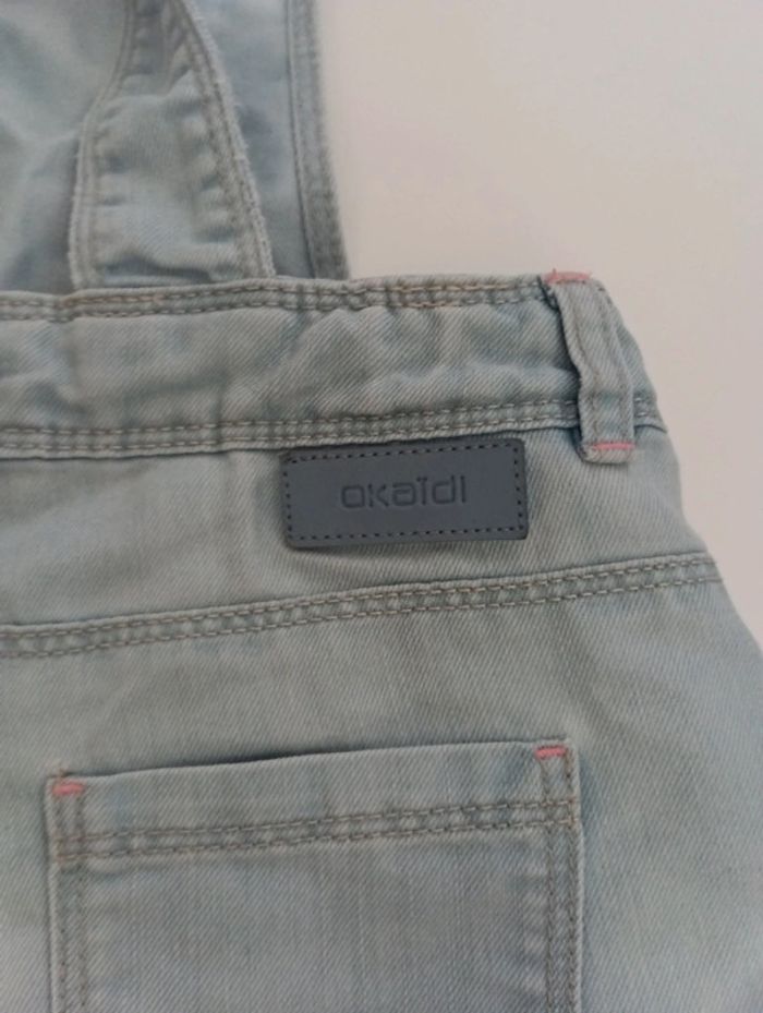 Salopette short fille Okaïdi taille 10 ans bretelles réglables - photo numéro 6