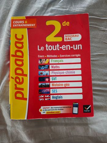 Livre scolaire 2nd