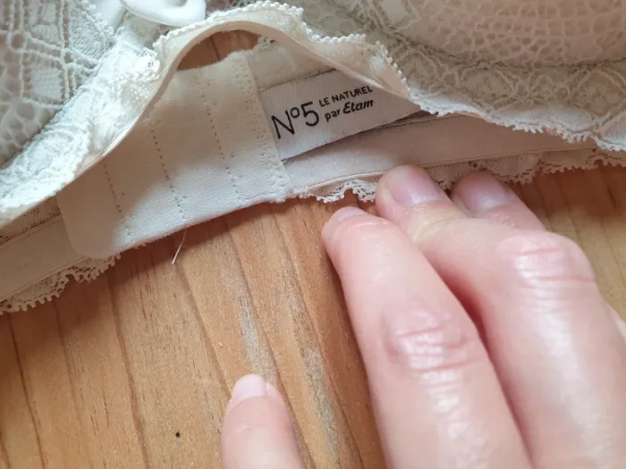Soutien-gorge écru Etam 95D - photo numéro 2