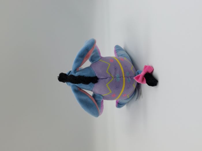 Petite peluche âne Bourriquet mauve bleu DISNEY NICOTOY déguisé en œuf de Pâques 16 cm - photo numéro 2
