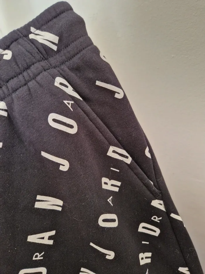 Pantalon jogging jordan nike noir blanc taille xl - photo numéro 2