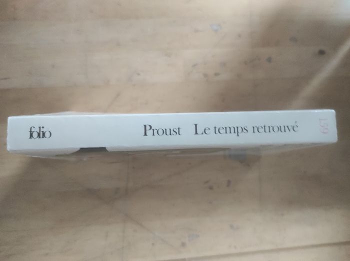 Le temps retrouvé Marcel Proust Folio 1998 - photo numéro 2