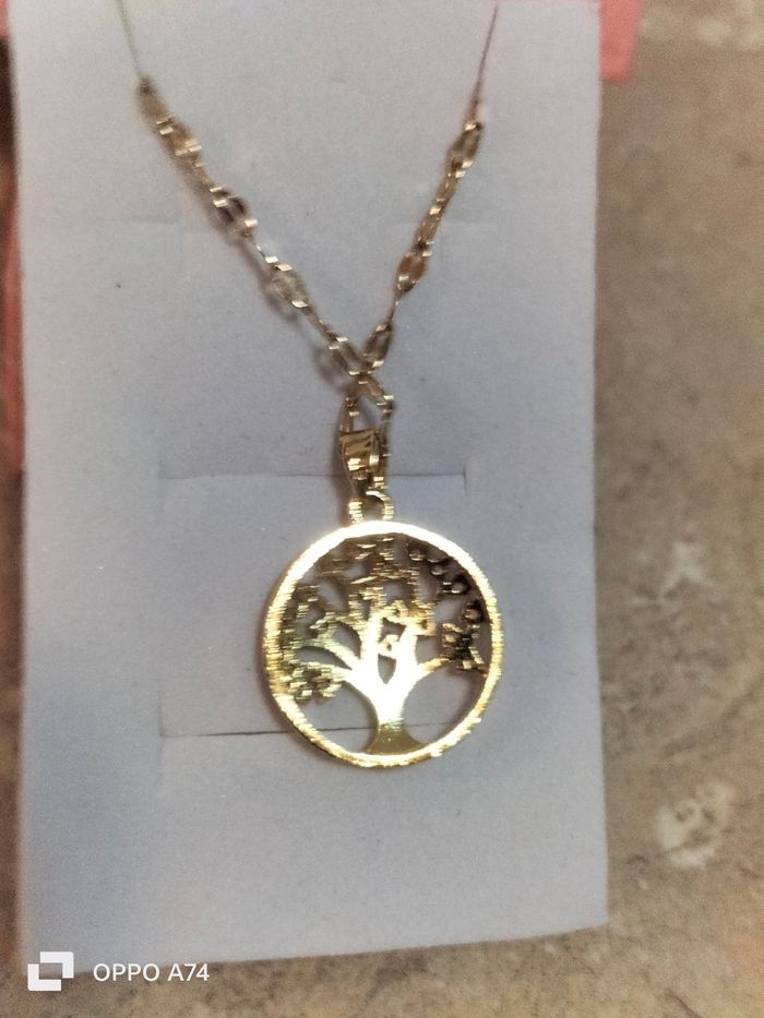 Arbre de. Vie 🧡 Collier fantaisie - photo numéro 3