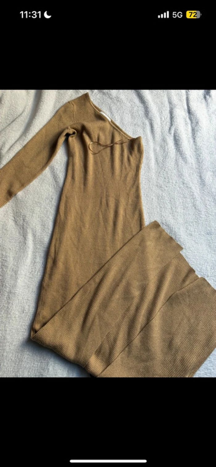 Robe marron beige - photo numéro 6