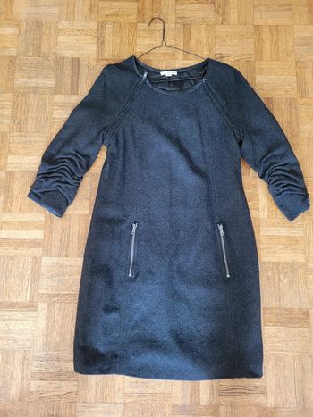 Robe chaude gris anthracite DNNY T4