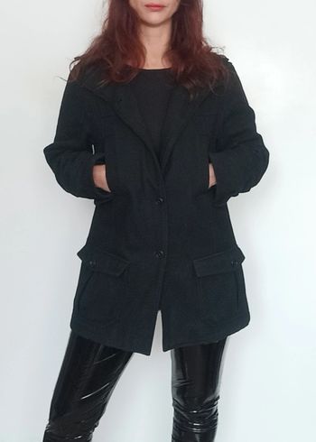 Manteau d hiver homme noir chic taille 38