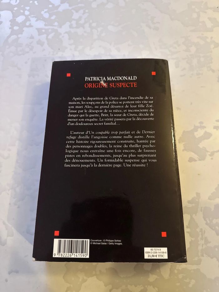 Livre origine suspecte - Patricia macdonald - photo numéro 4