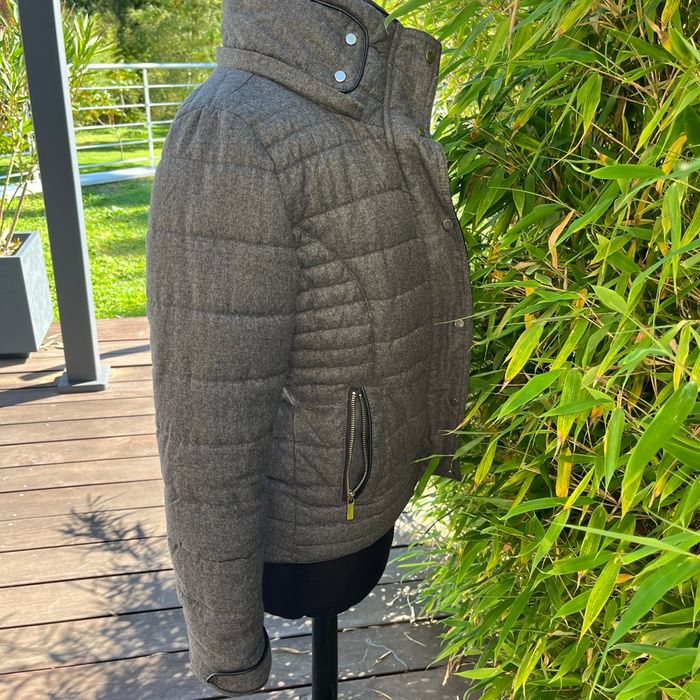 Blouson  gris capuche amovible taille 36 - photo numéro 5