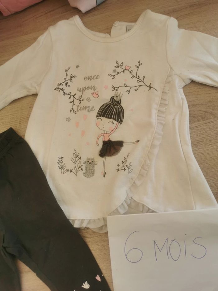 Ensemble legging et tunique 6 mois - photo numéro 3