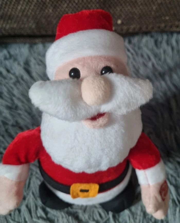 Peluche père Noël chante en anglais - photo numéro 6