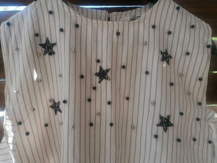 T-shirt rayé et etoiles 12A - photo numéro 2