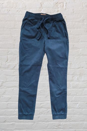 Pantalon Chino bleu marine élastique homme Asos US28 Vibrator 