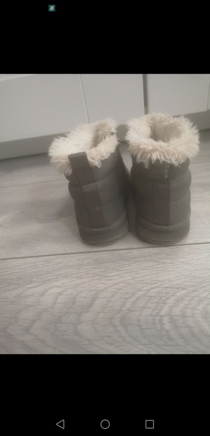 Bottines chaudes grises zara - photo numéro 3
