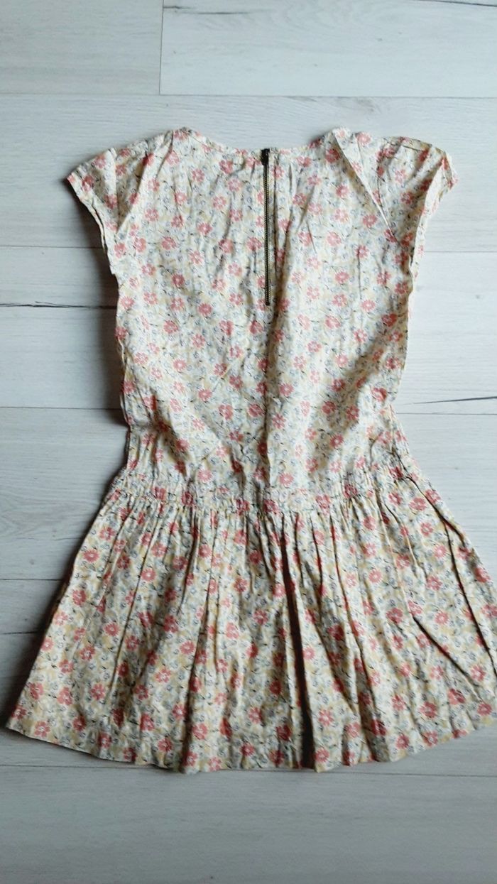 Vêtement fille robe motifs fleurs CFK 10 ans - photo numéro 3