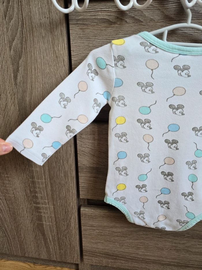 Vêtement Bébé - Bodies Mickey - Disney - 12 mois - photo numéro 7