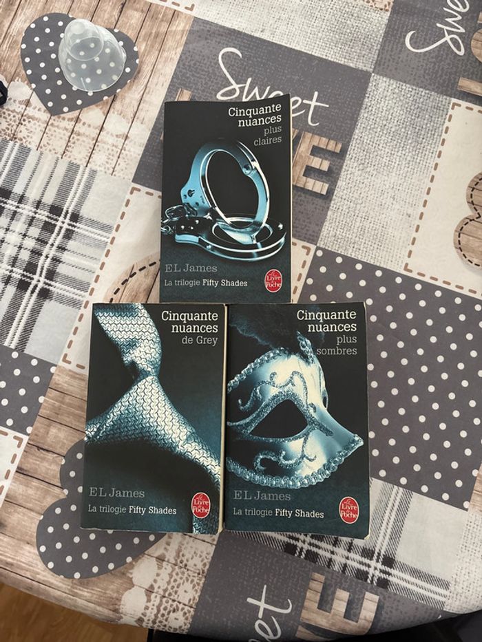 Lot de 3 livres Cinquante Nuances