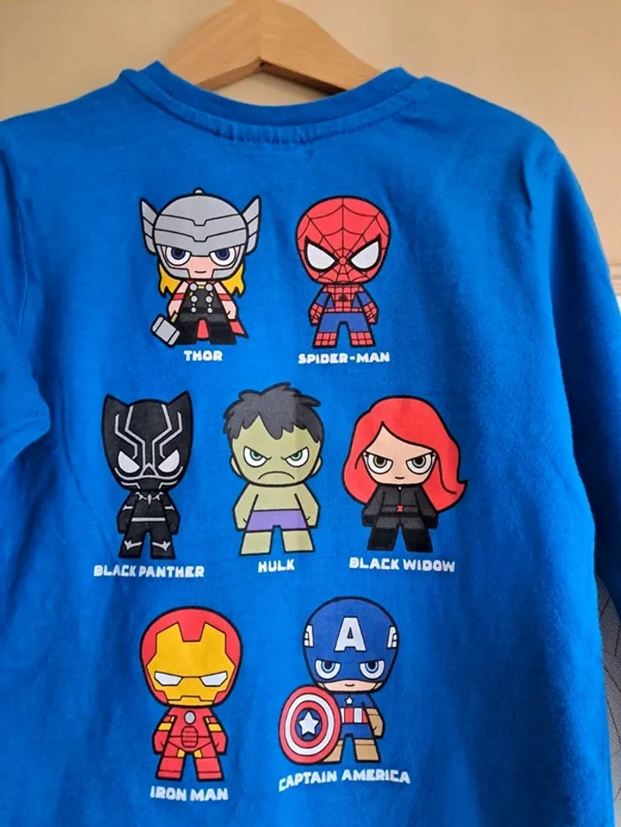 T-shirt garçon marvel comme neuf 4-5 ans - photo numéro 6