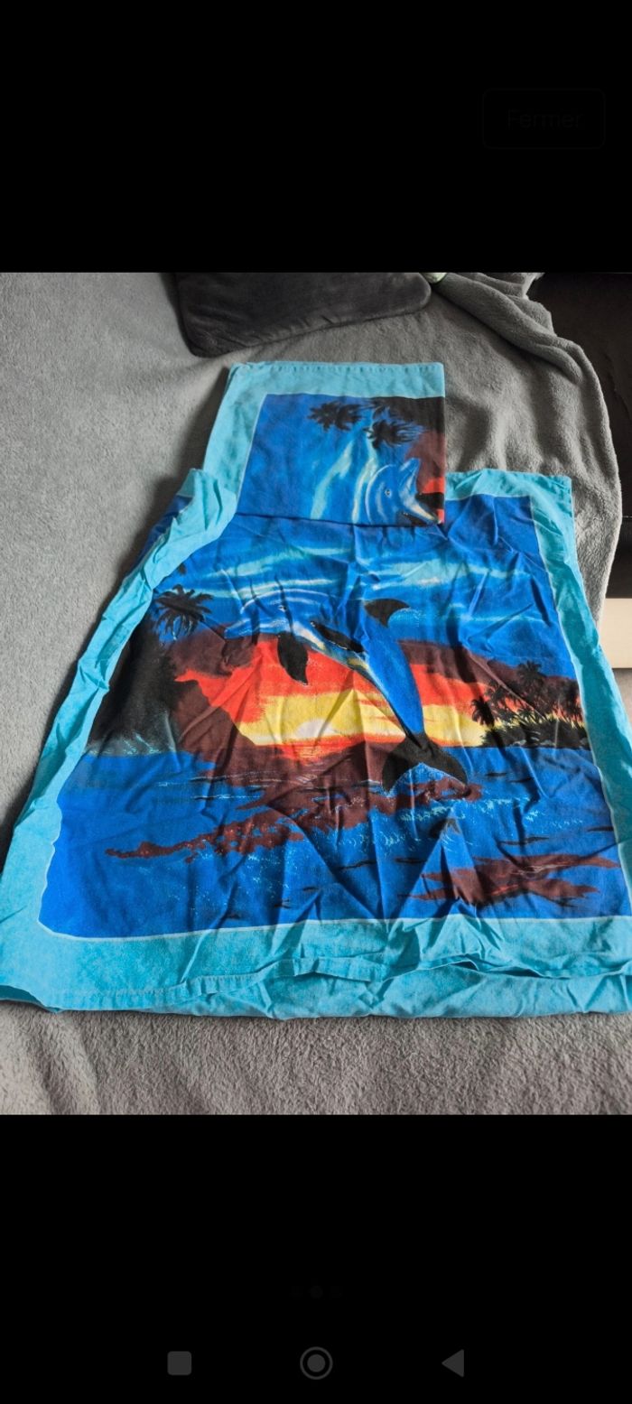 Housse de couette + taie Dauphin 🌅 très bon état