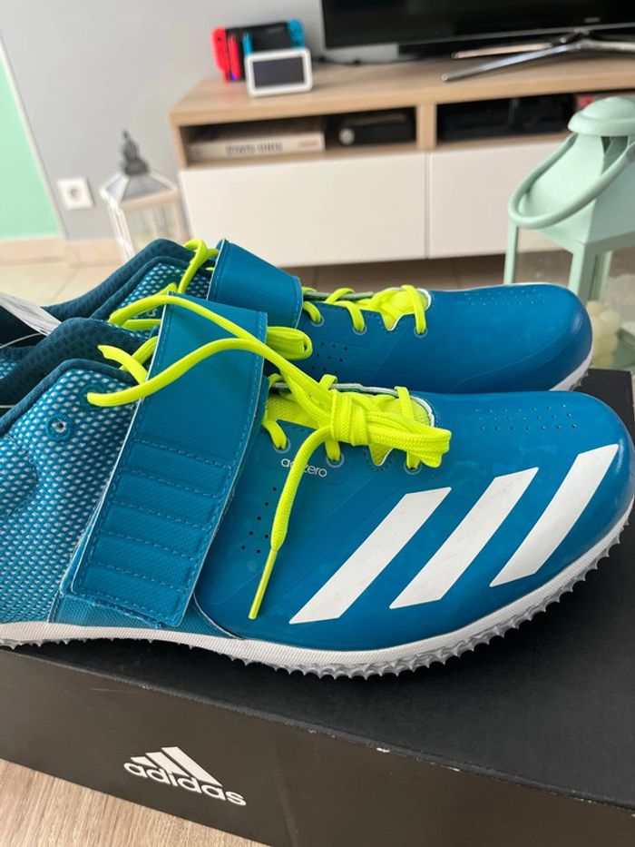 Basket athlétisme sur piste Adidas Adizero HJ BB3536 taille 49 1/3 neuve - photo numéro 3