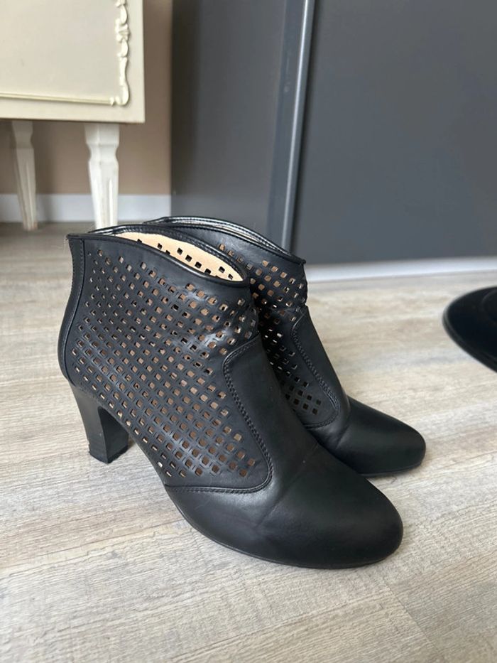 Bottines à talons noires Di fontana taille 39
