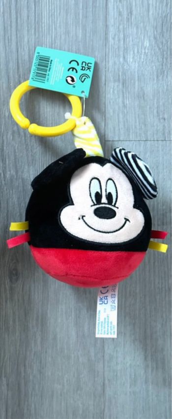 Peluche poussette Disney Mickey