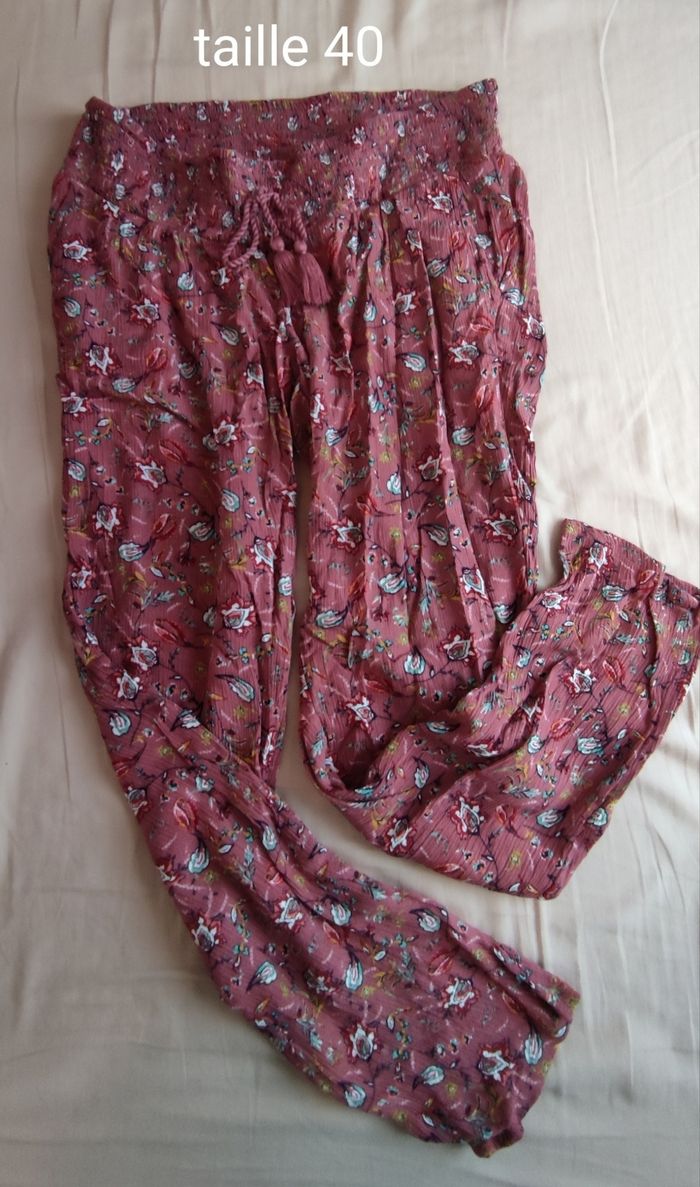 Pantalon fluide de grossesse taille 40