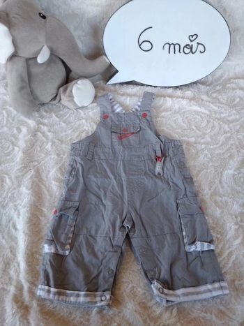 Salopette Garçon 6 mois Poussin Orchestra 100% coton